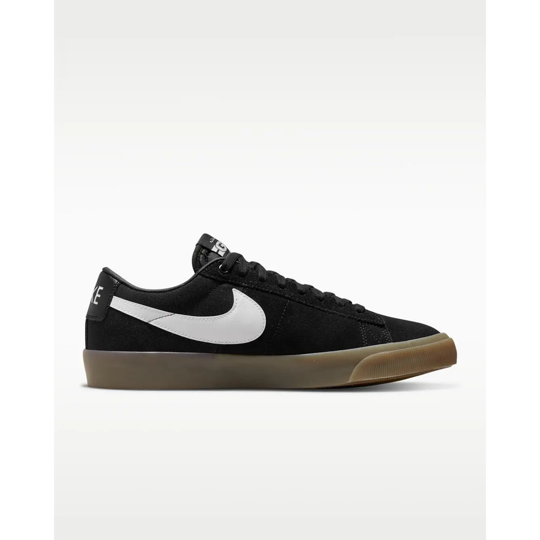 Nike SB Zoom Blazer Low Pro GT Shoes - Black / Black / White / White - SHOE