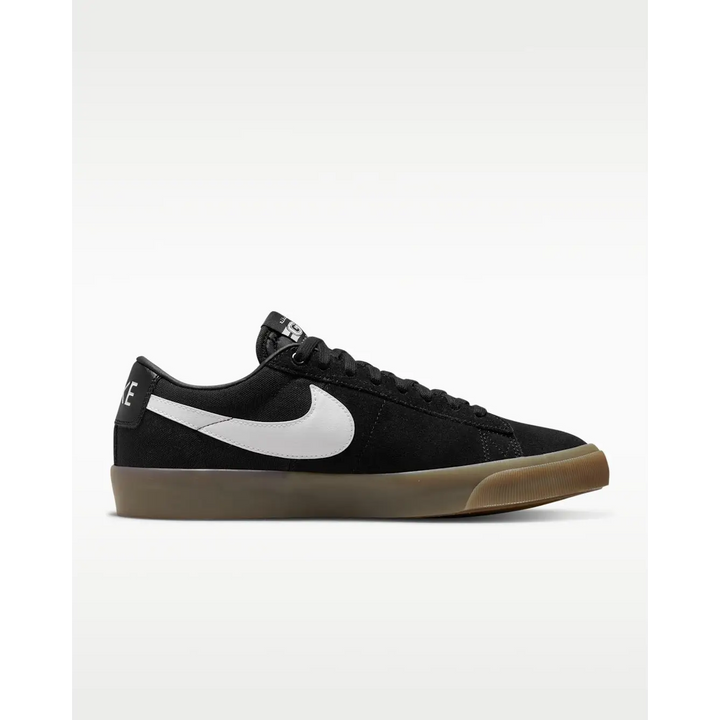 Nike SB Zoom Blazer Low Pro GT Shoes - Black / Black / White / White - SHOE