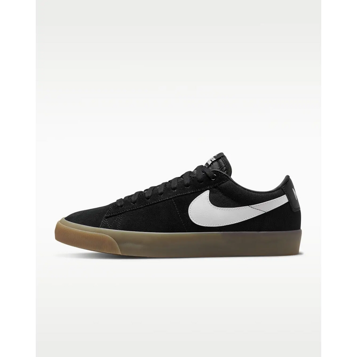 Nike SB Zoom Blazer Low Pro GT Shoes - Black / Black / White / White - SHOE
