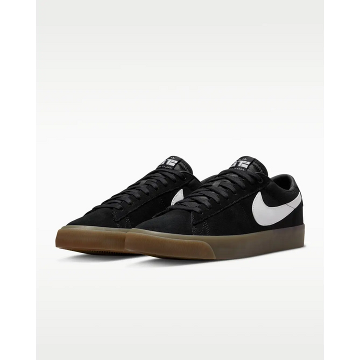 Nike SB Zoom Blazer Low Pro GT Shoes - Black / Black / White / White - SHOE