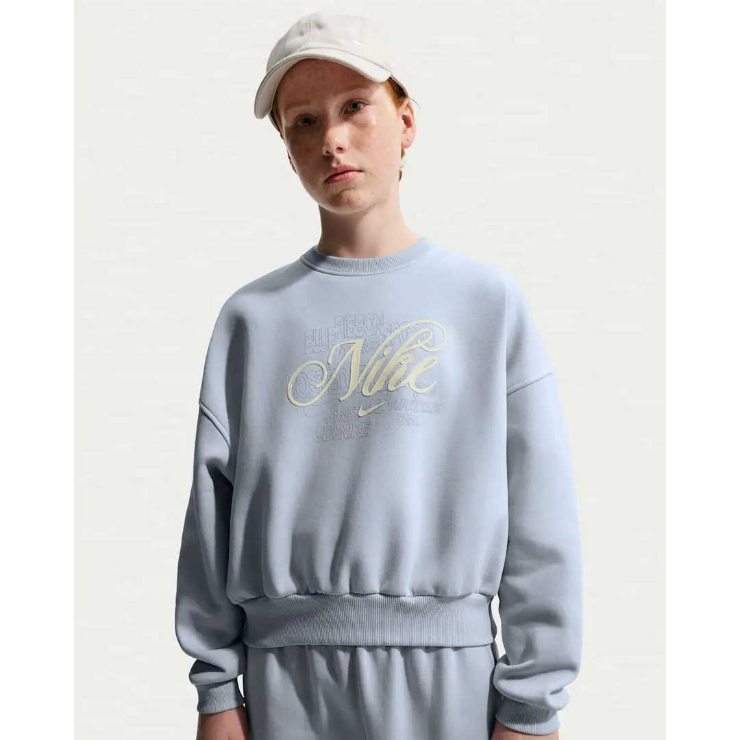 Nike Youth Sportswear Club Fleece Boxy Crew