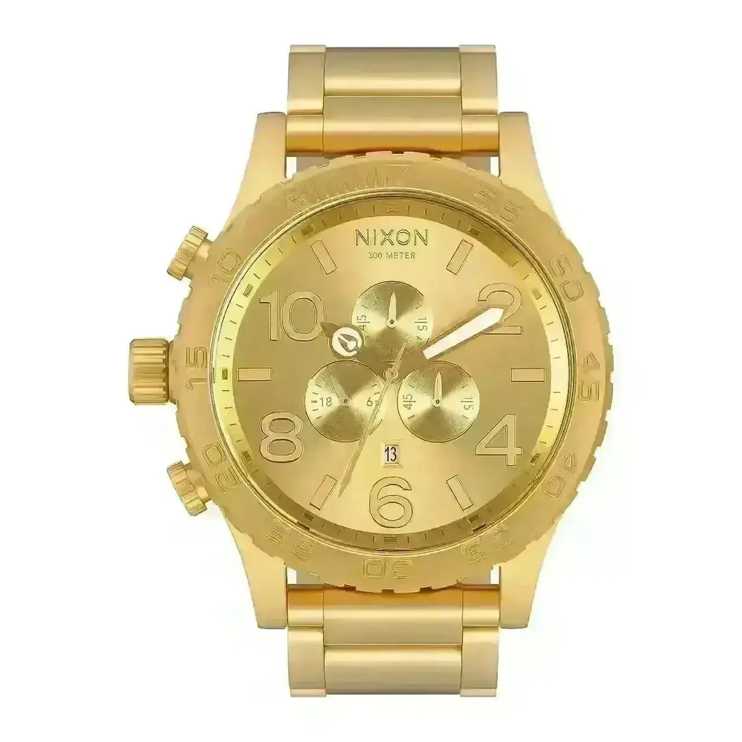 NIXON 51-30 CHRONO WATCH All Gold 