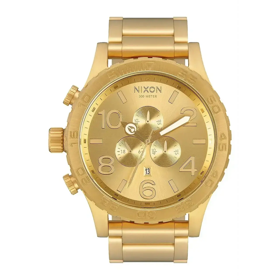 NIXON 51-30 CHRONO WATCH All Gold 