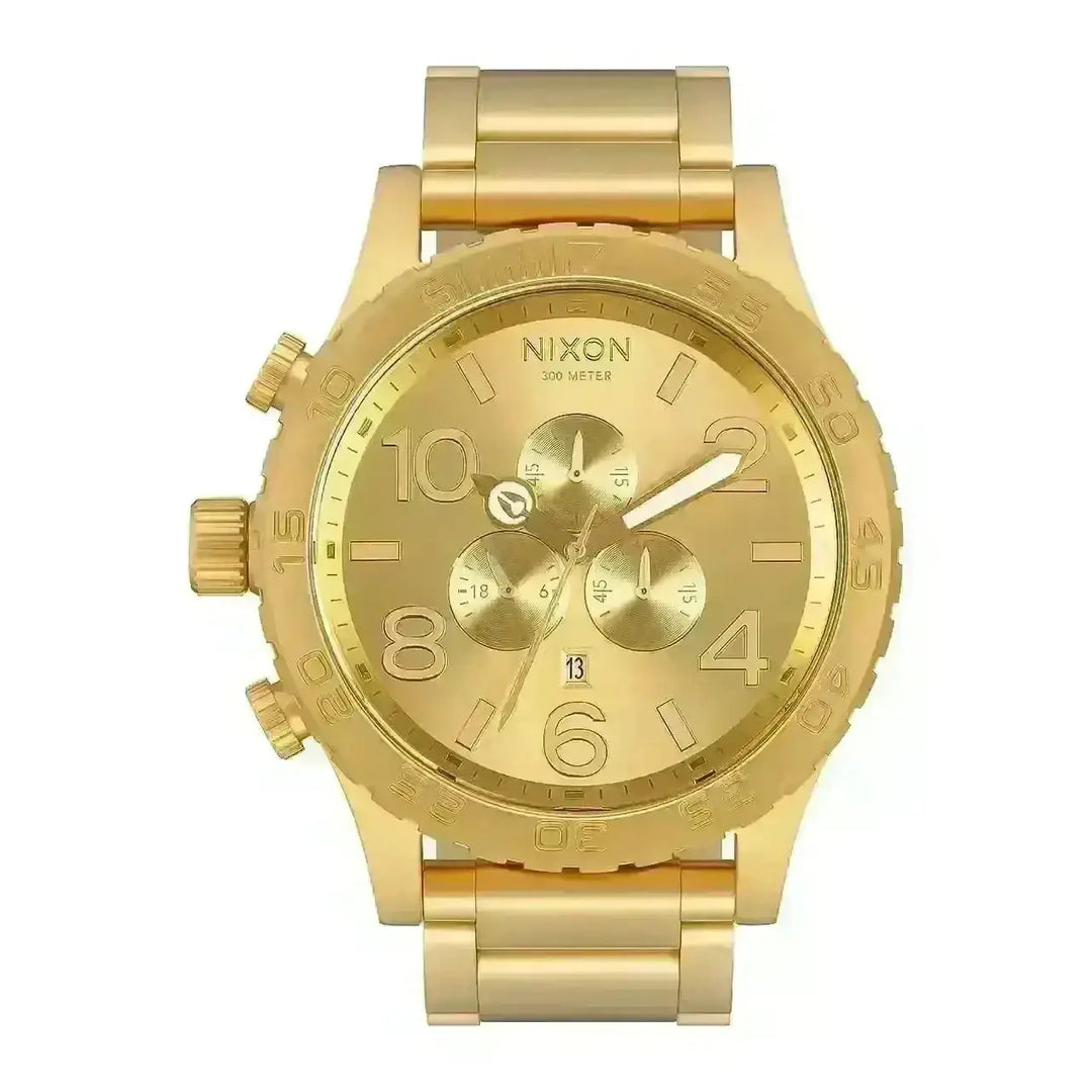 NIXON 51-30 CHRONO WATCH All Gold 