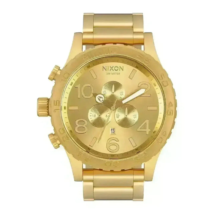 NIXON 51-30 CHRONO WATCH All Gold 