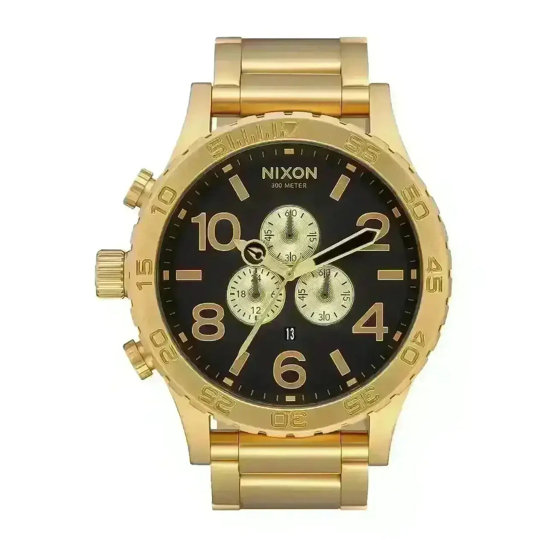 NIXON 51-30 CHRONO WATCH All Gold / Black 