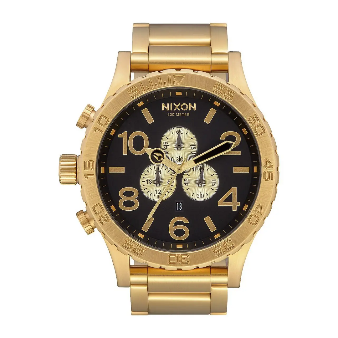 NIXON 51-30 CHRONO WATCH All Gold / Black 