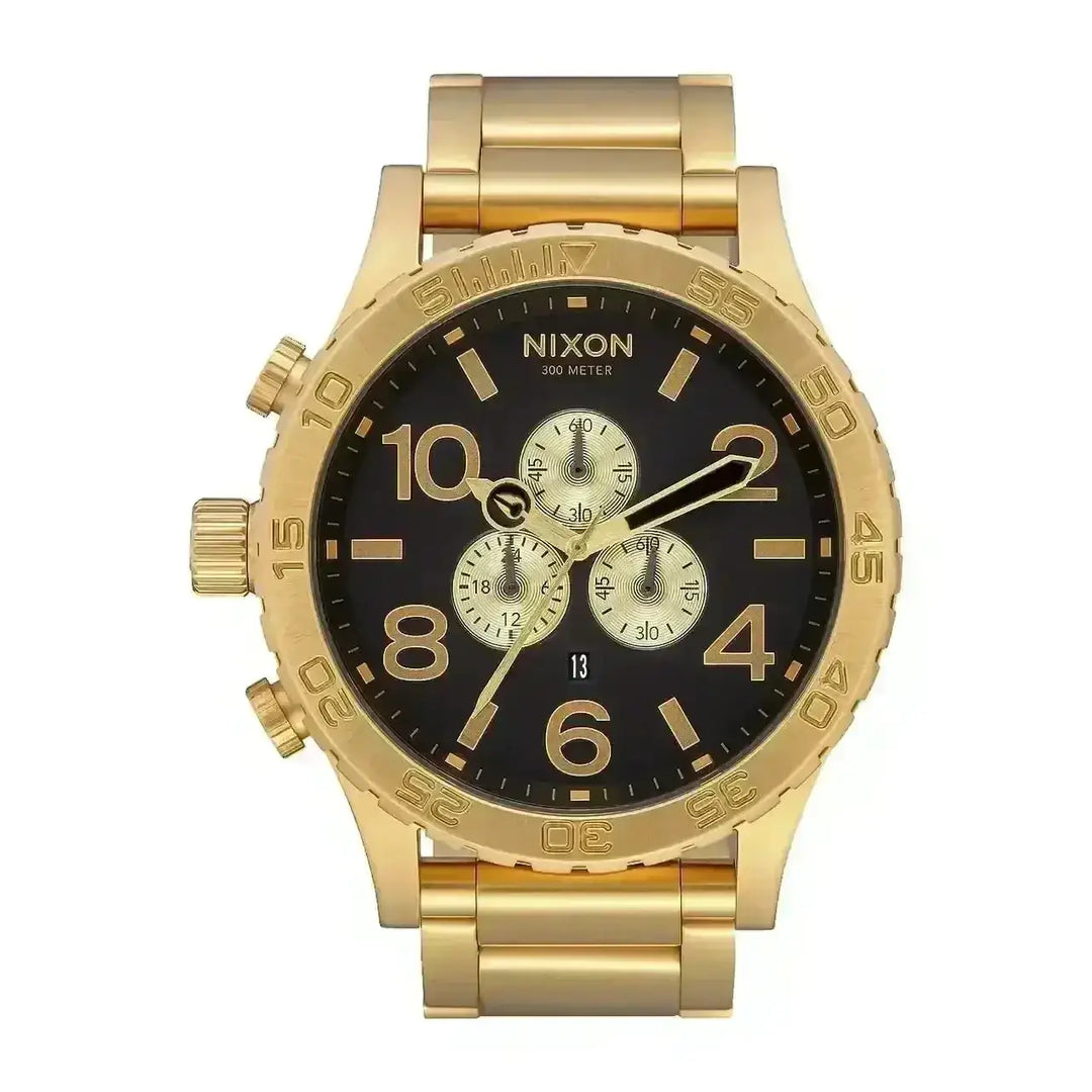 NIXON 51-30 CHRONO WATCH All Gold / Black 