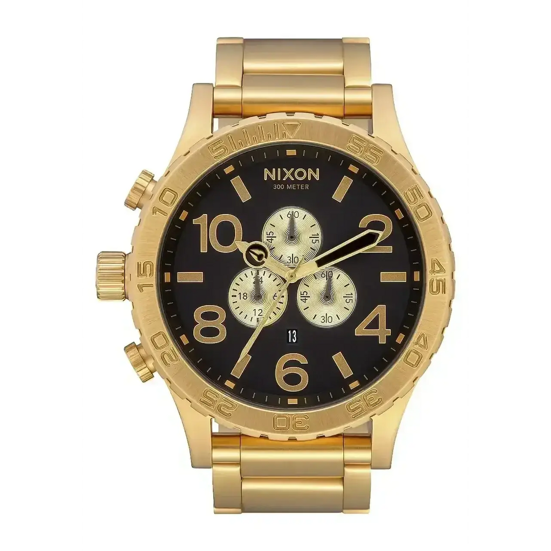 NIXON 51-30 CHRONO WATCH All Gold / Black 