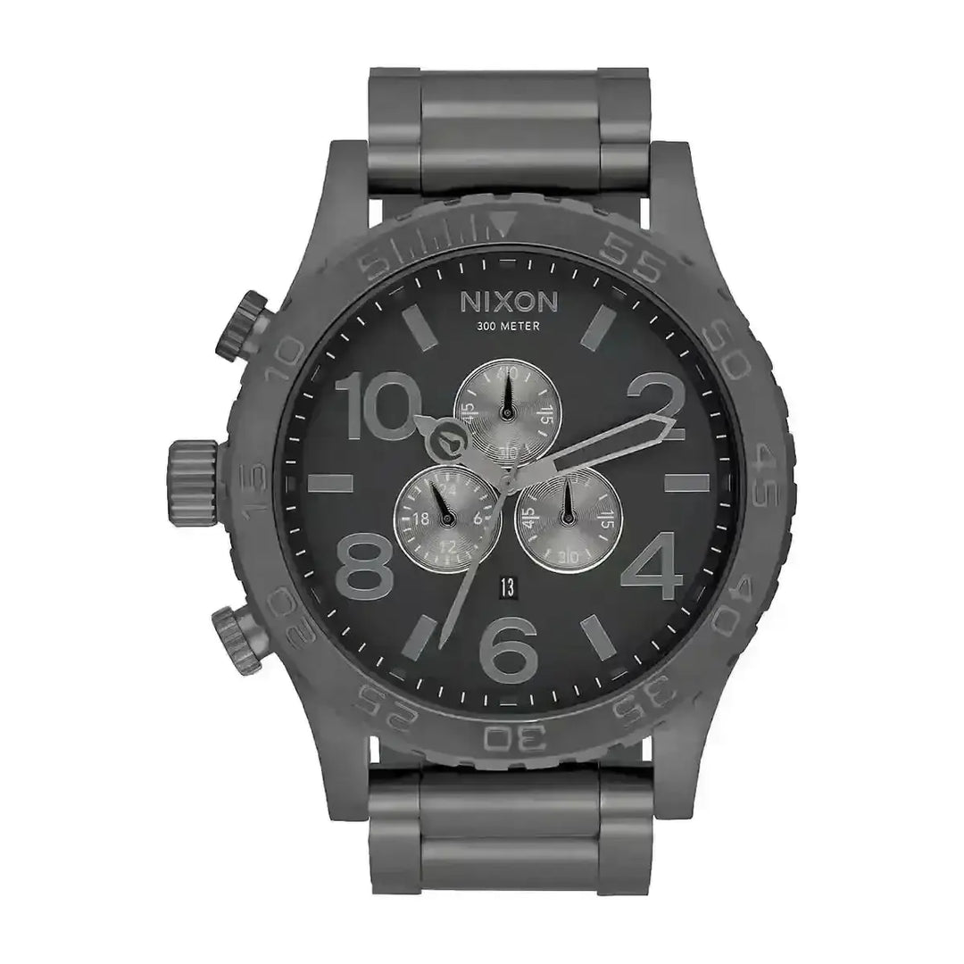 NIXON 51-30 CHRONO WATCH All Gunmetal 