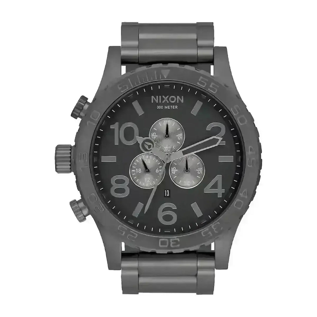 NIXON 51-30 CHRONO WATCH All Gunmetal 
