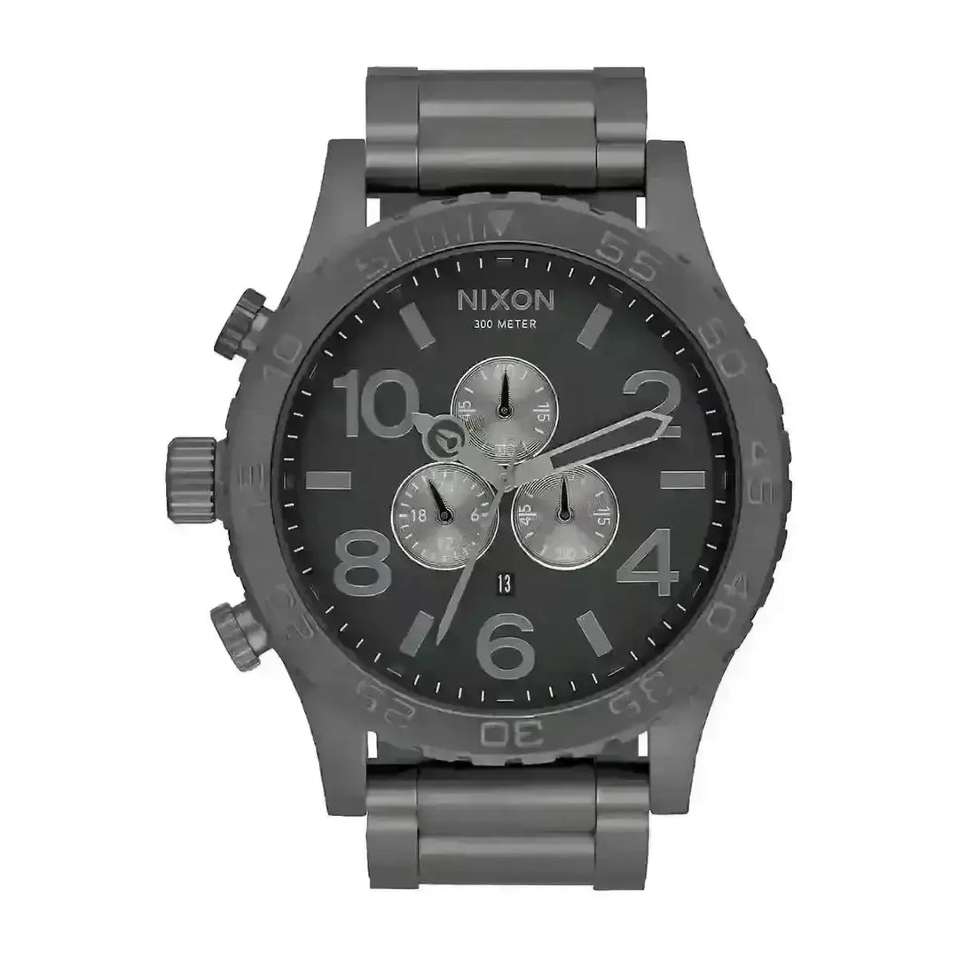 NIXON 51-30 CHRONO WATCH All Gunmetal 