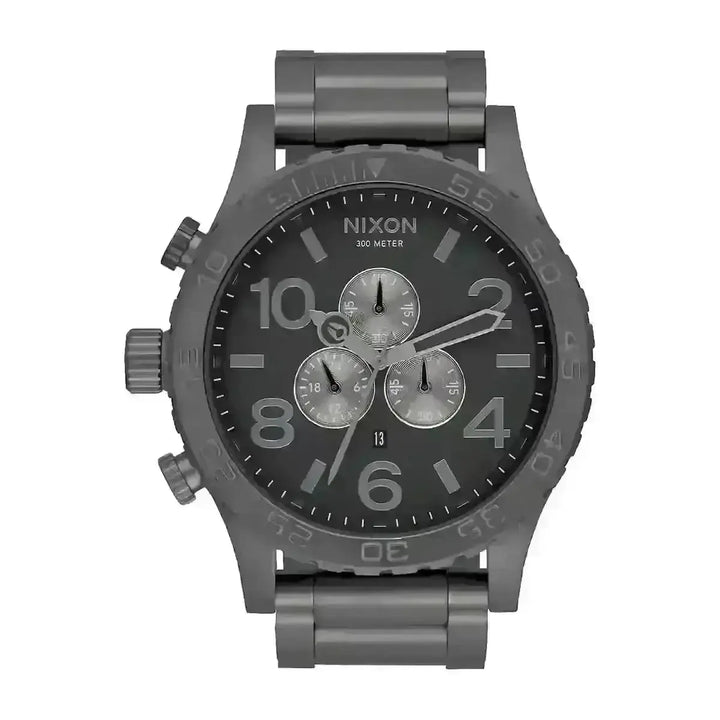 NIXON 51-30 CHRONO WATCH All Gunmetal 