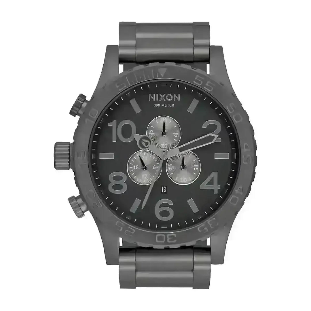 NIXON 51-30 CHRONO WATCH All Gunmetal 
