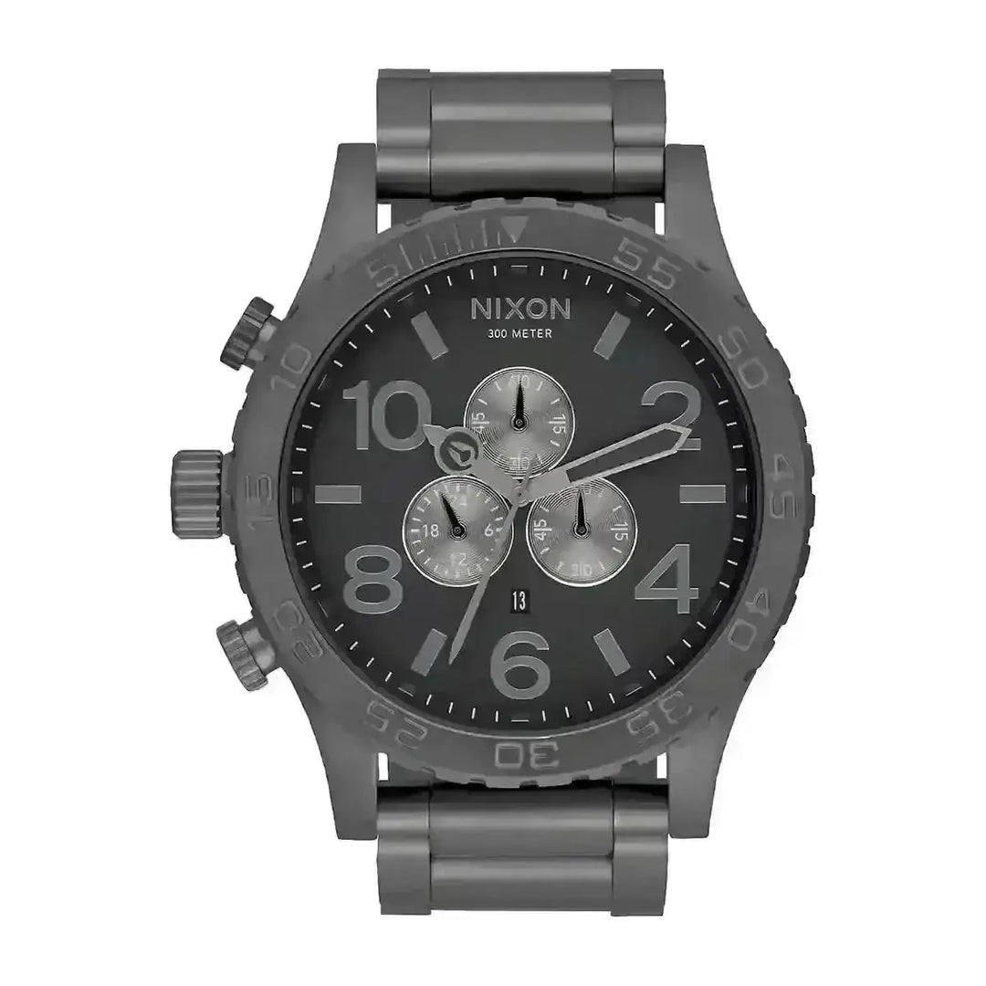 NIXON 51-30 CHRONO WATCH All Gunmetal 