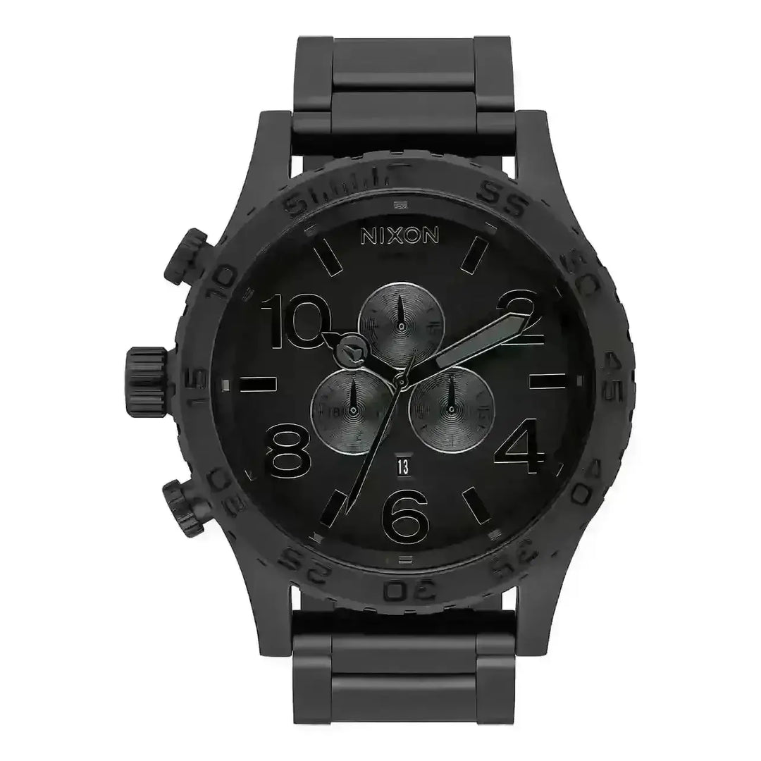 NIXON 51-30 CHRONO WATCH All Matte Black / Black 