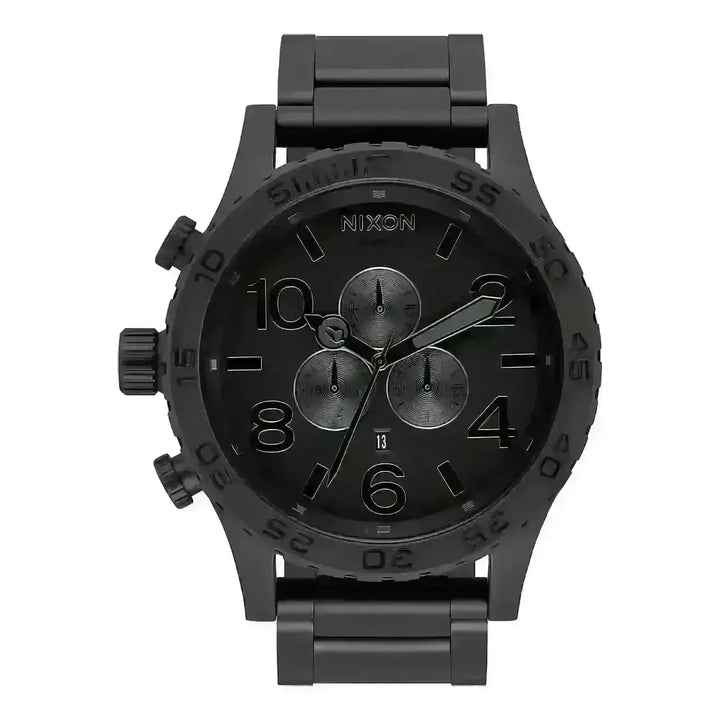 NIXON 51-30 CHRONO WATCH All Matte Black / Black 