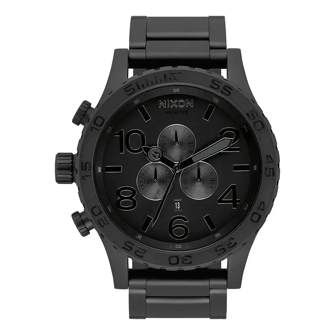 NIXON 51-30 CHRONO WATCH All Matte Black / Black 
