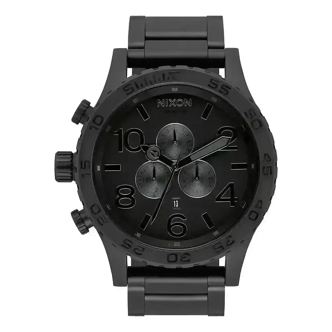NIXON 51-30 CHRONO WATCH All Matte Black / Black 