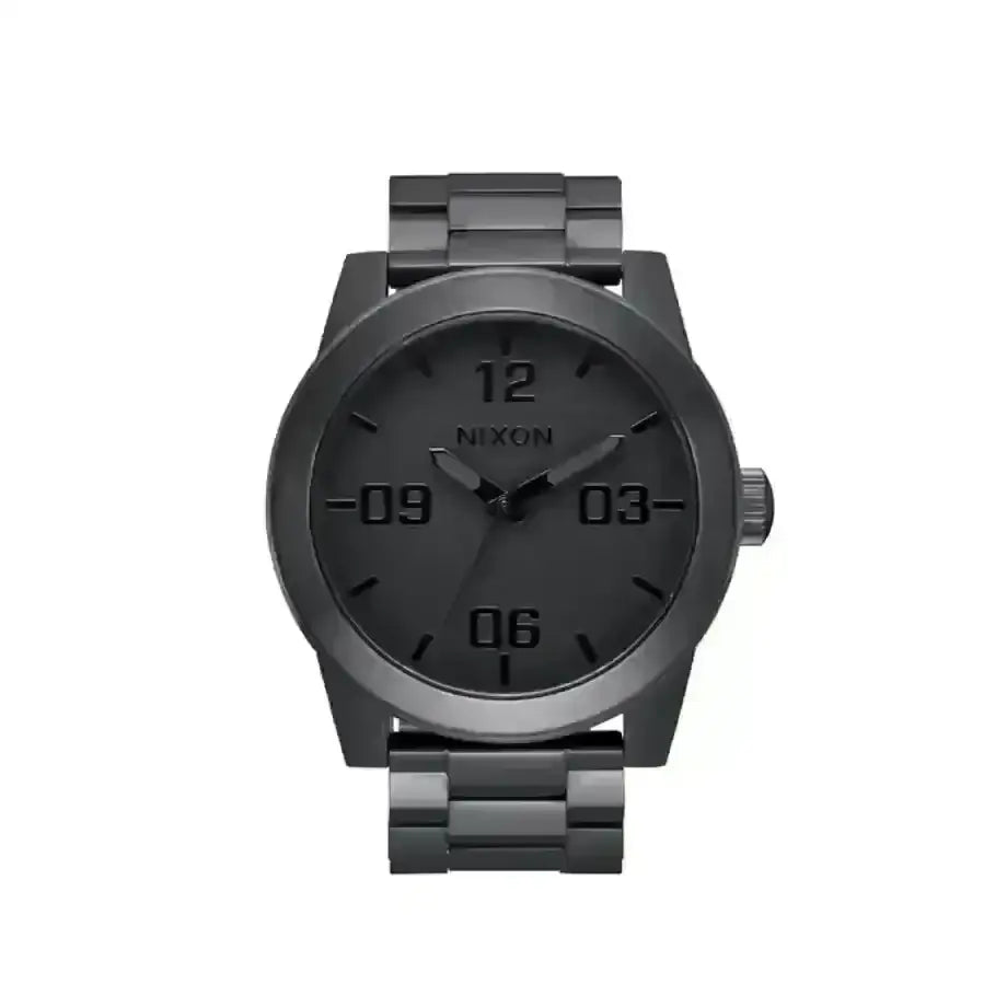 Nixon Corporal Stainless Steel Watch All Gunmetal / Black 