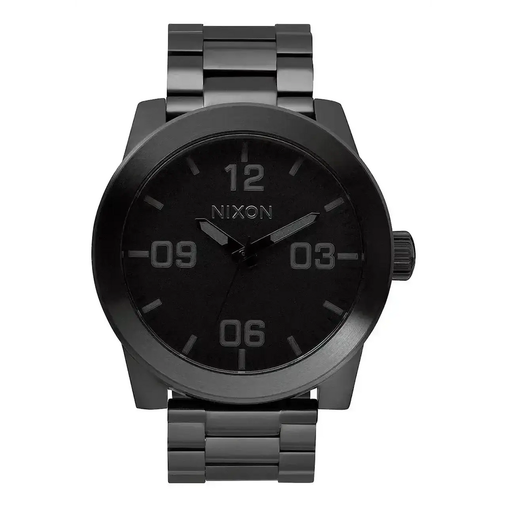 NIXON CORPORAL STAINLESS STEEL WATCH Black 