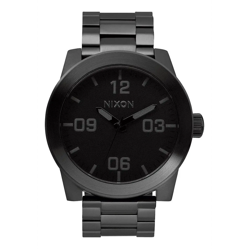 NIXON CORPORAL STAINLESS STEEL WATCH Black 