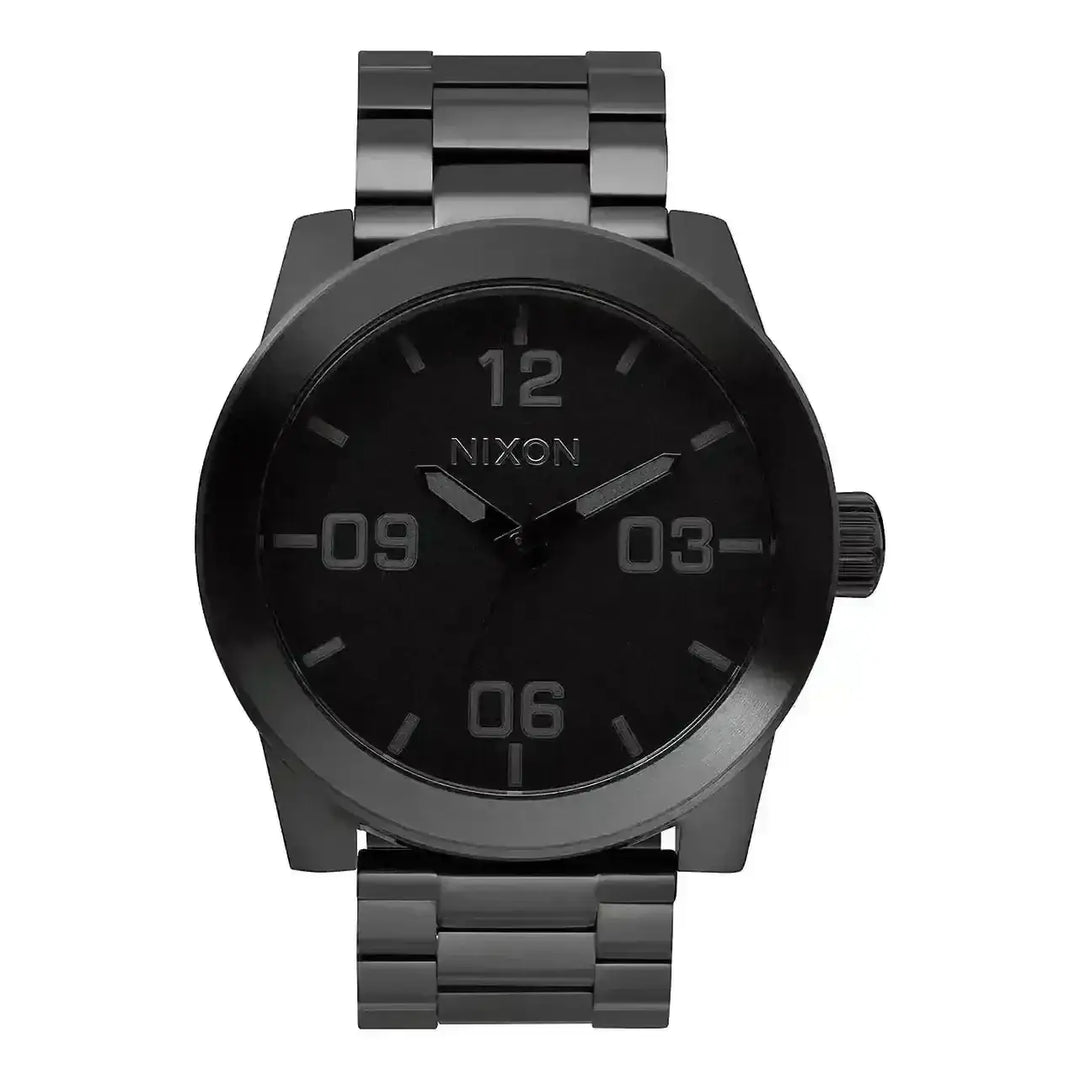 NIXON CORPORAL STAINLESS STEEL WATCH Black 
