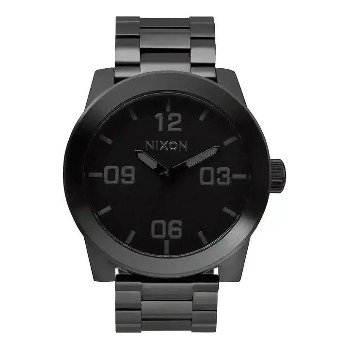 NIXON CORPORAL STAINLESS STEEL WATCH Black 