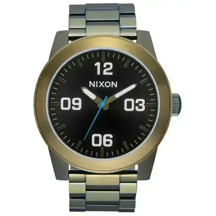 Nixon Corporal Stainless Steel Watch Black Sunray / Surplus 
