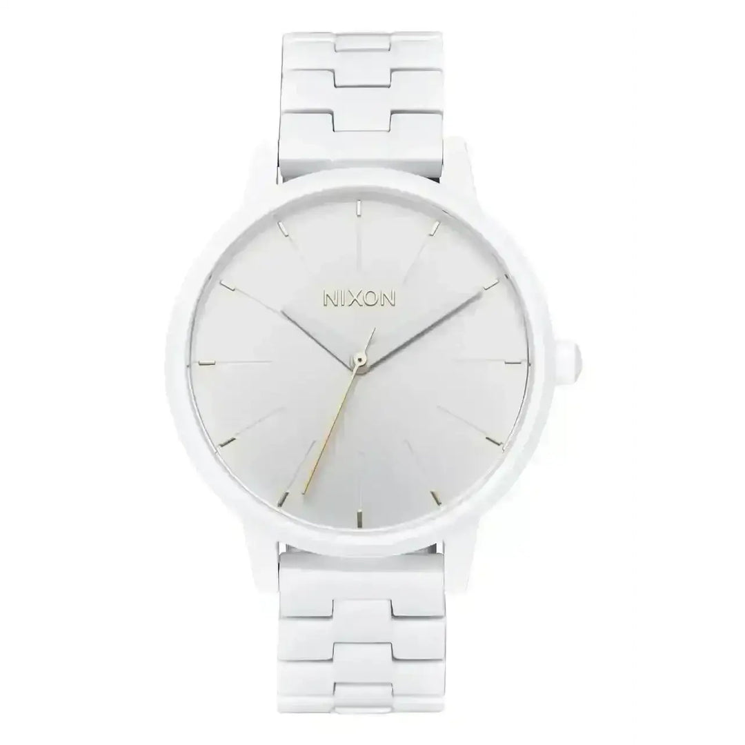 Nixon Kensington Watch All White / Light Gold 