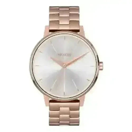 NIXON KENSINGTON WATCH Rose Gold White 