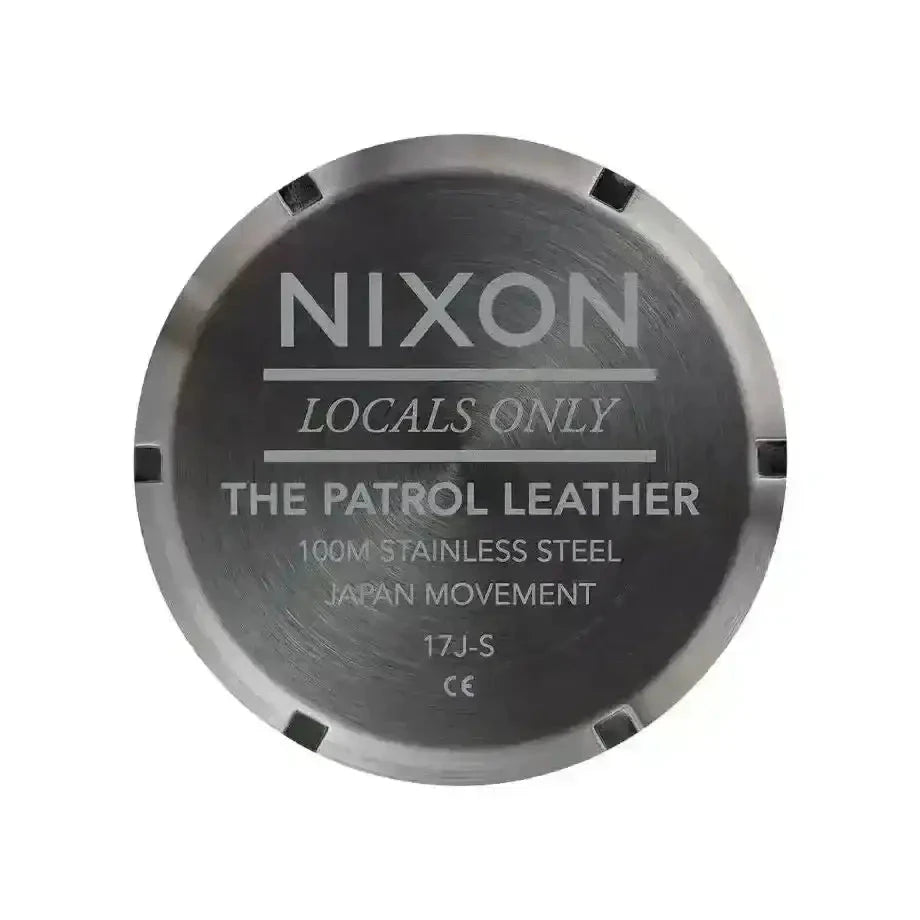 Nixon Patrol Leather Watch 