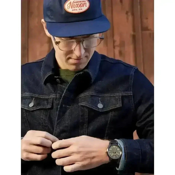 Nixon Patrol Leather Watch 