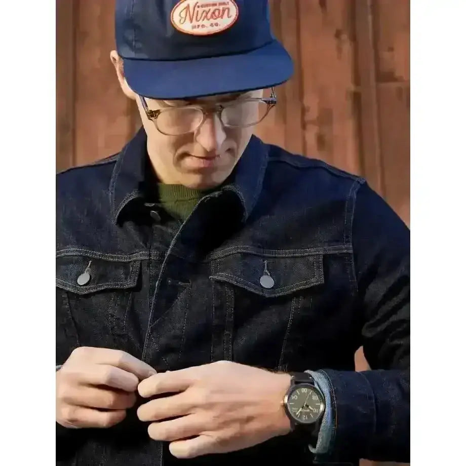 Nixon Patrol Leather Watch 