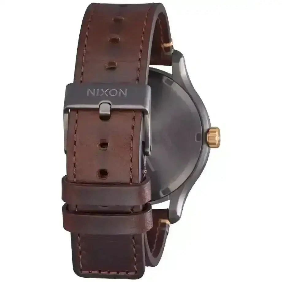 Nixon Patrol Leather Watch 