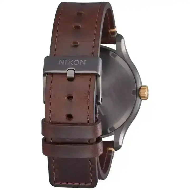Nixon Patrol Leather Watch 