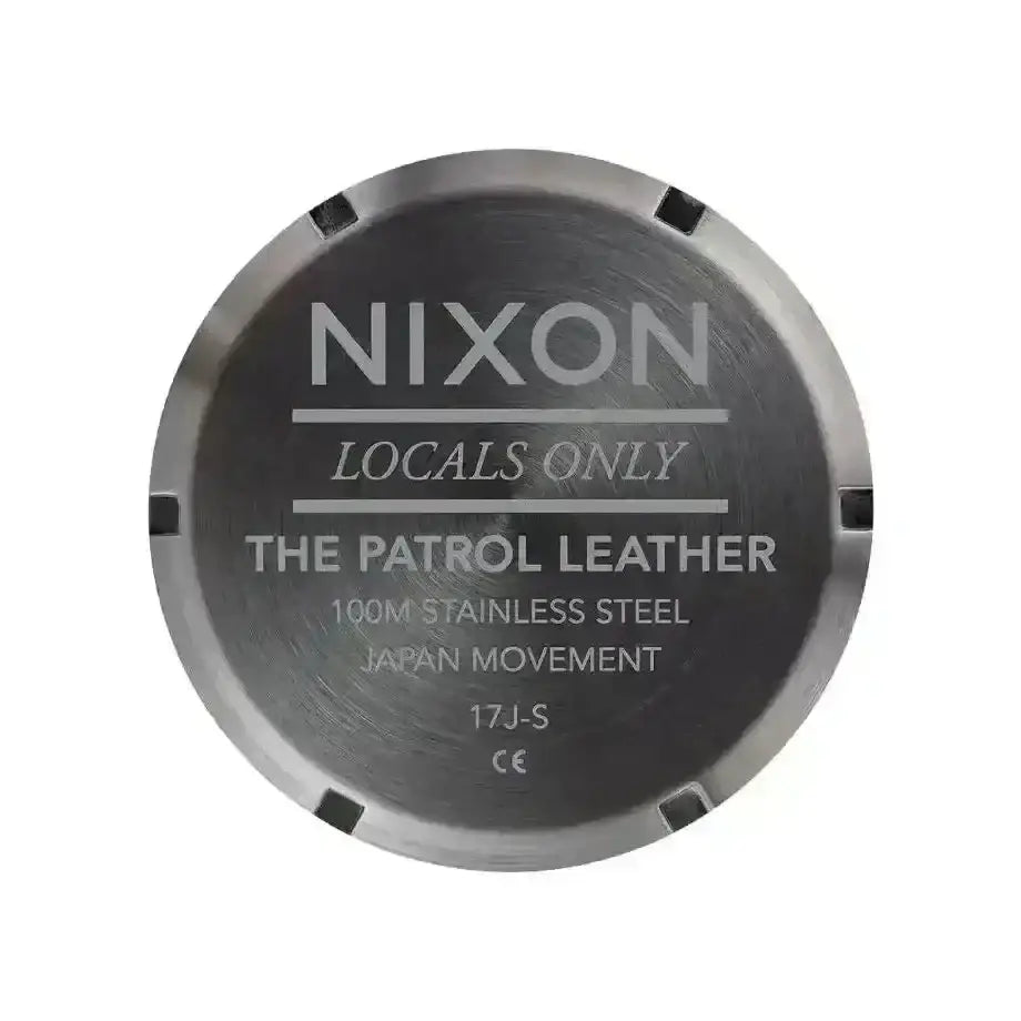 Nixon Patrol Leather Watch 