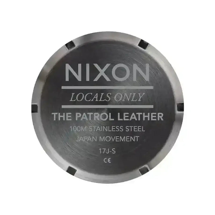 Nixon Patrol Leather Watch 
