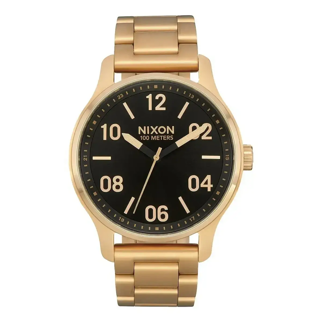 NIXON PATROL WATCH Gold Black 