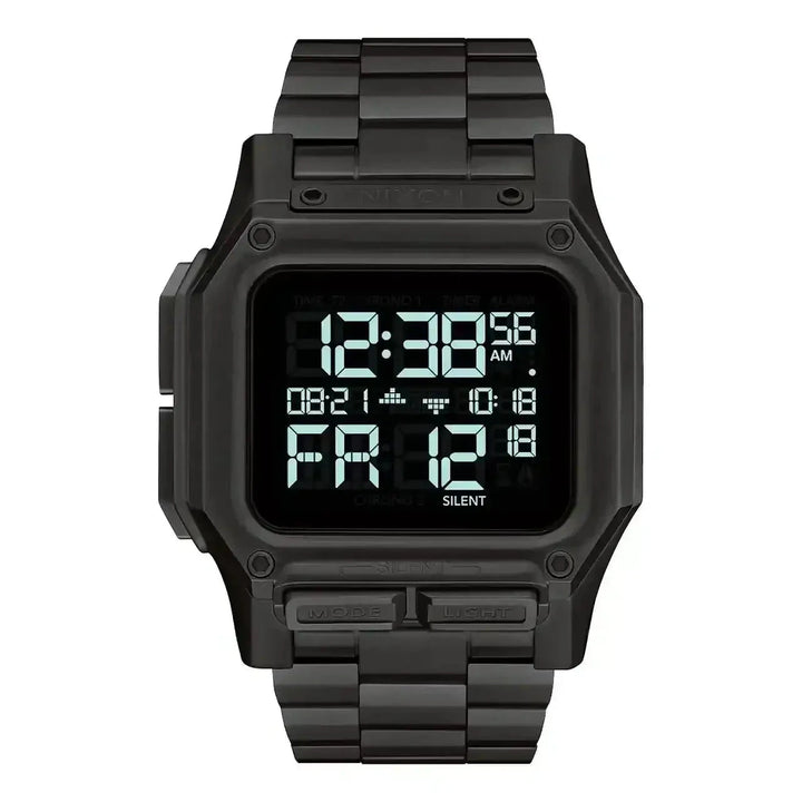 Nixon Regulus Stainless Steel Watch All Black 
