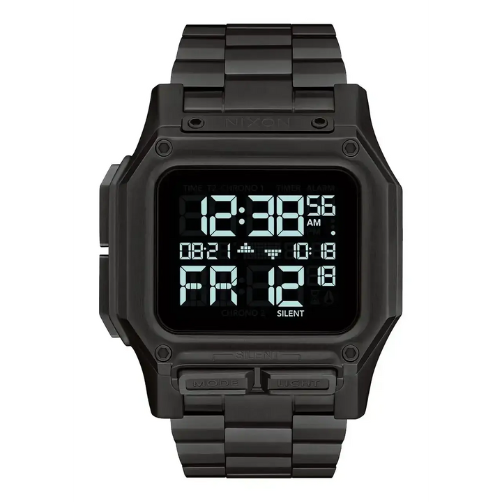 Nixon Regulus Stainless Steel Watch All Black 