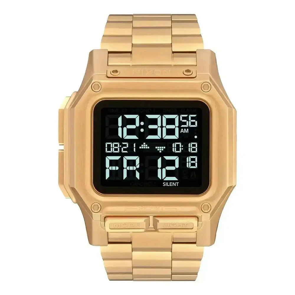 Nixon Regulus Stainless Steel Watch All Gold 