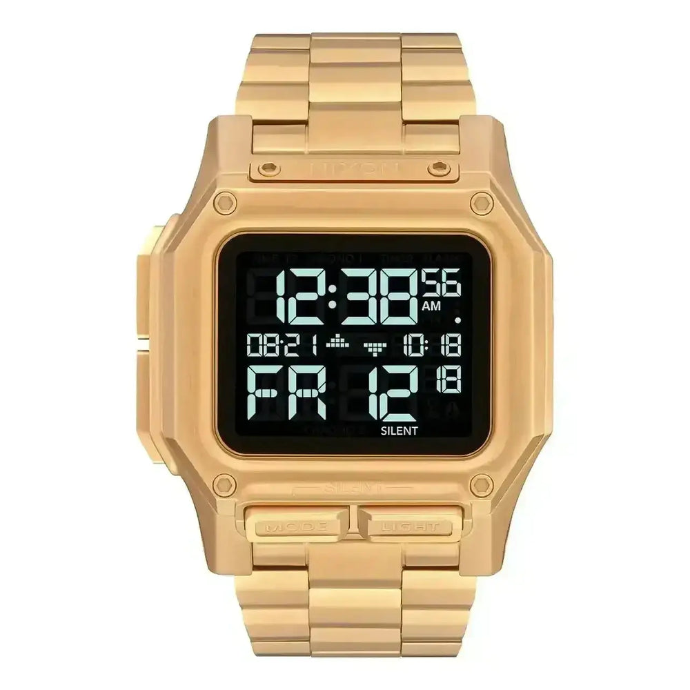 Nixon Regulus Stainless Steel Watch All Gold 