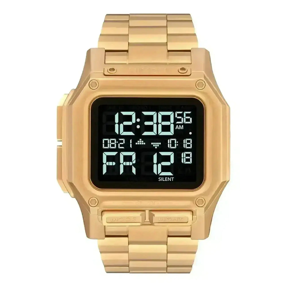 Nixon Regulus Stainless Steel Watch All Gold 