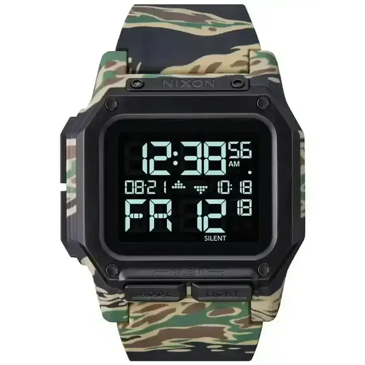 Nixon Regulus Watch Tiger Camo 