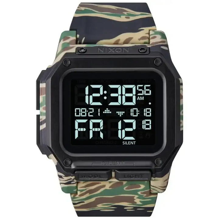Nixon Regulus Watch Tiger Camo 