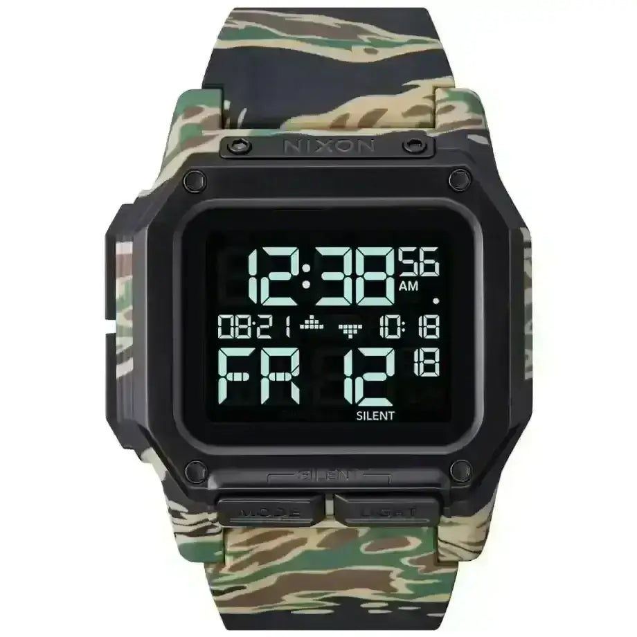 Nixon Regulus Watch Tiger Camo 