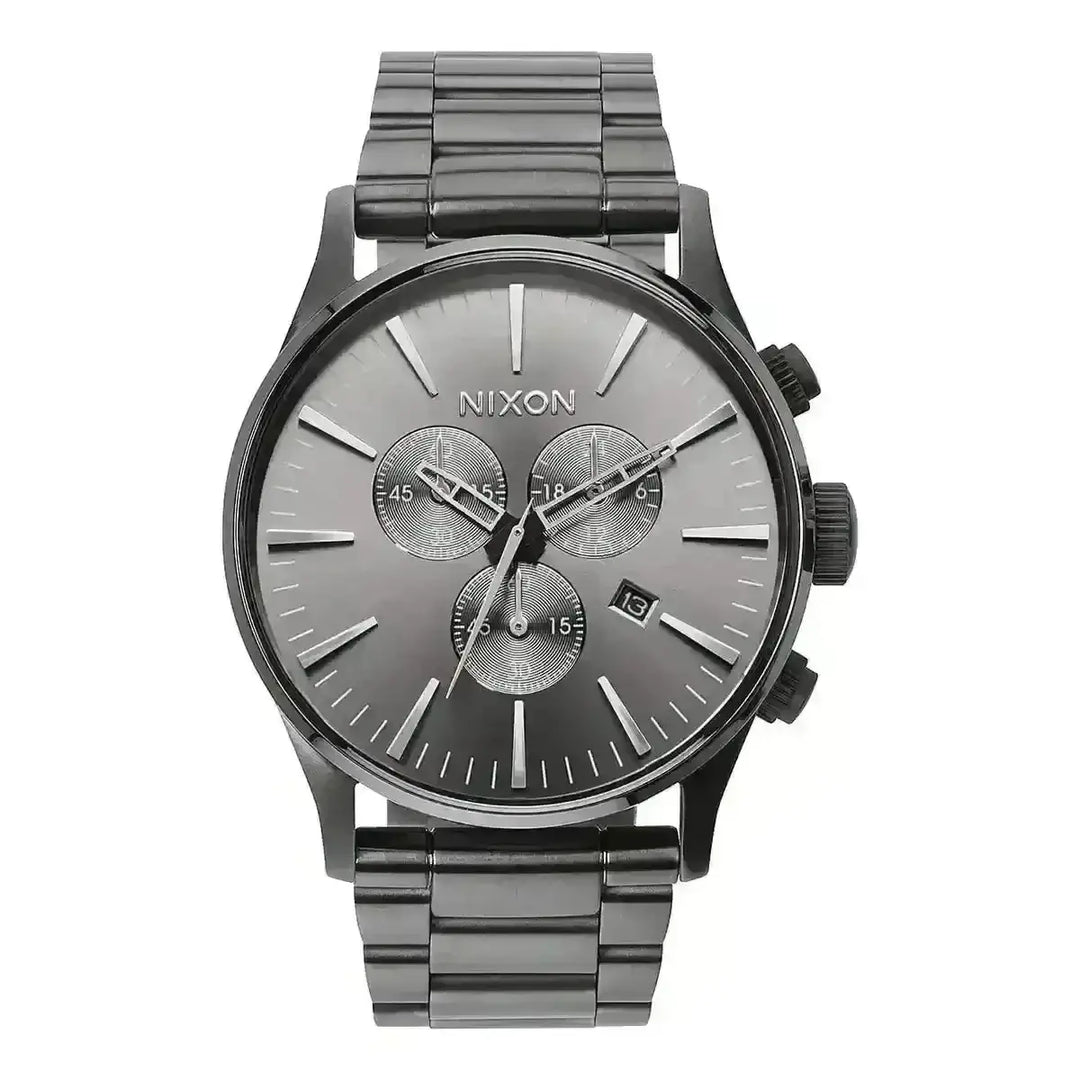 NIXON SENTRY CHRONO WATCH All Gunmetal 