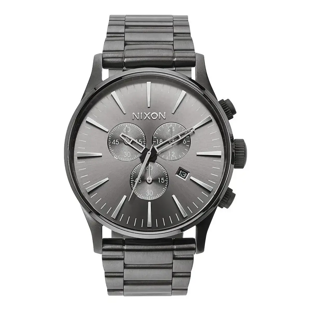 NIXON SENTRY CHRONO WATCH All Gunmetal 