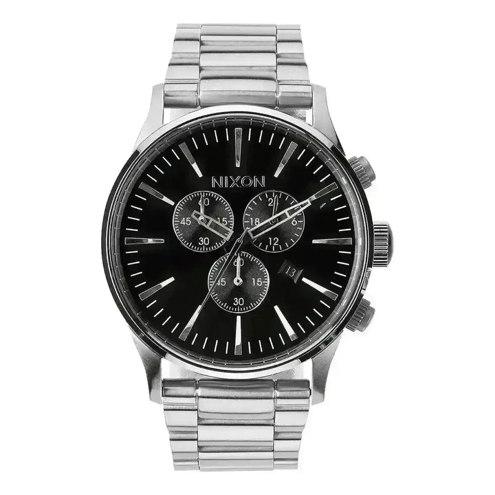 NIXON SENTRY CHRONO WATCH Black 